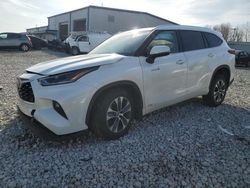 Salvage cars for sale at Wayland, MI auction: 2021 Toyota Highlander Hybrid XLE