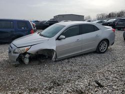 Salvage cars for sale at Wayland, MI auction: 2013 Chevrolet Malibu 1LT