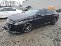 Salvage cars for sale at Spartanburg, SC auction: 2021 Honda Accord Sport