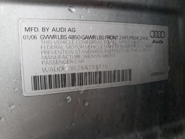 2006 Audi A4 2.0T Quattro