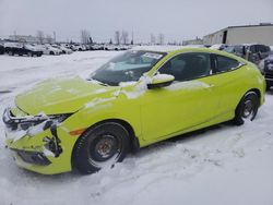 Salvage cars for sale from Copart Rocky View County, AB: 2019 Honda Civic Sport