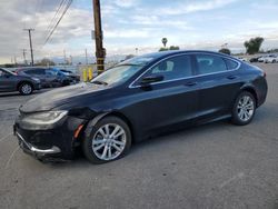 Chrysler 200 Limited salvage cars for sale: 2015 Chrysler 200 Limited