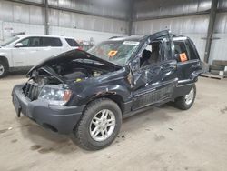 Jeep salvage cars for sale: 2004 Jeep Grand Cherokee Laredo