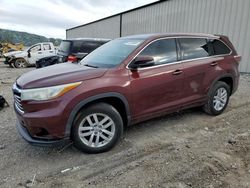 Salvage cars for sale from Copart Lawrenceburg, KY: 2015 Toyota Highlander LE