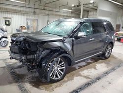 Salvage cars for sale at York Haven, PA auction: 2019 Ford Explorer Platinum