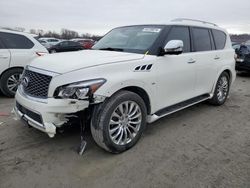 Infiniti QX80 Base salvage cars for sale: 2017 Infiniti QX80 Base