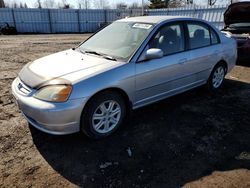 Salvage cars for sale at Bowmanville, ON auction: 2003 Honda Civic LX