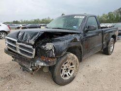 Salvage trucks for sale at Houston, TX auction: 2004 Dodge Dakota SXT