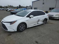 Salvage cars for sale from Copart Vallejo, CA: 2021 Toyota Corolla LE
