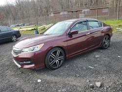 Vehiculos salvage en venta de Copart Finksburg, MD: 2017 Honda Accord Sport