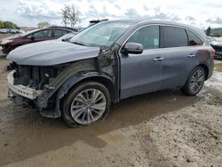 Salvage cars for sale at San Martin, CA auction: 2018 Acura MDX Technology