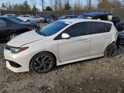 Salvage cars for sale from Copart Waldorf, MD: 2017 Toyota Corolla IM