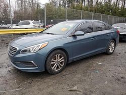 Salvage cars for sale at Waldorf, MD auction: 2017 Hyundai Sonata SE