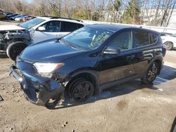 Salvage cars for sale at North Billerica, MA auction: 2018 Toyota Rav4 LE