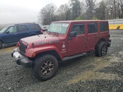 Jeep salvage cars for sale: 2013 Jeep Wrangler Unlimited Sahara