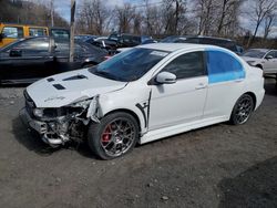 Vehiculos salvage en venta de Copart Marlboro, NY: 2015 Mitsubishi Lancer Evolution MR