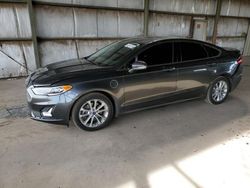 Salvage cars for sale from Copart Phoenix, AZ: 2019 Ford Fusion Titanium