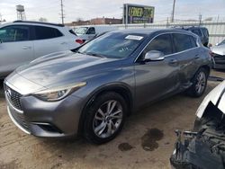 Salvage cars for sale at Chicago Heights, IL auction: 2017 Infiniti QX30 Base