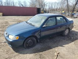 Toyota Corolla Vehiculos salvage en venta: 2002 Toyota Corolla CE