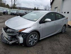 Salvage cars for sale at Center Rutland, VT auction: 2018 Toyota Prius Prime