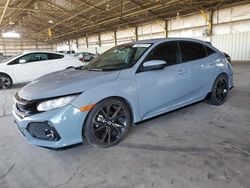 Honda salvage cars for sale: 2017 Honda Civic Sport