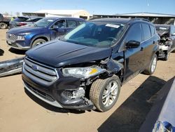 Salvage cars for sale at Brighton, CO auction: 2017 Ford Escape SE