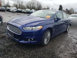 Ford salvage cars for sale: 2013 Ford Fusion Titanium HEV