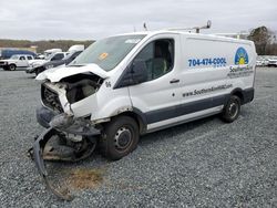 Salvage cars for sale from Copart Concord, NC: 2017 Ford Transit T-150
