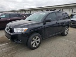 Salvage cars for sale at Louisville, KY auction: 2010 Toyota Highlander