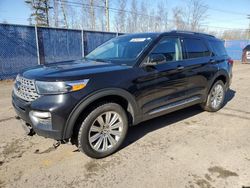 Salvage cars for sale at Moncton, NB auction: 2021 Ford Explorer Limited