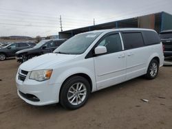 Salvage cars for sale from Copart Colorado Springs, CO: 2014 Dodge Grand Caravan SXT