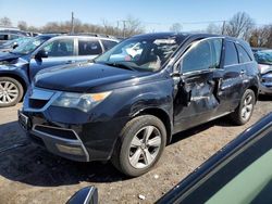 Salvage cars for sale from Copart Hillsborough, NJ: 2011 Acura MDX