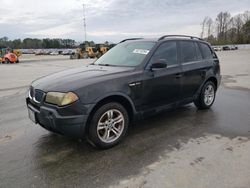 Salvage cars for sale from Copart Dunn, NC: 2004 BMW X3 3.0I