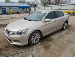 Salvage cars for sale at Wichita, KS auction: 2013 Honda Accord EX