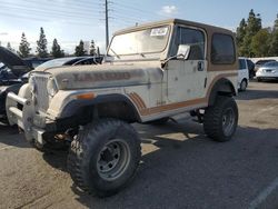 Jeep CJ salvage cars for sale: 1985 Jeep Jeep CJ7