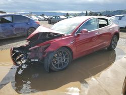 Salvage cars for sale from Copart San Martin, CA: 2018 Tesla Model 3