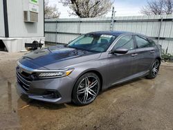 Salvage cars for sale at Moraine, OH auction: 2021 Honda Accord Touring Hybrid
