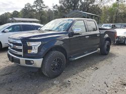 Salvage cars for sale at Savannah, GA auction: 2016 Ford F150 Supercrew