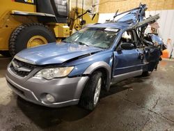 Salvage cars for sale at Anchorage, AK auction: 2008 Subaru Outback 2.5I