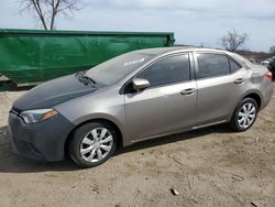 Toyota Vehiculos salvage en venta: 2016 Toyota Corolla L