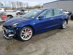 Salvage cars for sale at Spartanburg, SC auction: 2020 Tesla Model 3