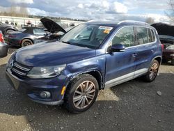 Salvage cars for sale from Copart Arlington, WA: 2015 Volkswagen Tiguan S