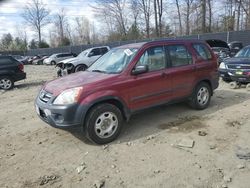 Salvage cars for sale from Copart Waldorf, MD: 2006 Honda CR-V LX
