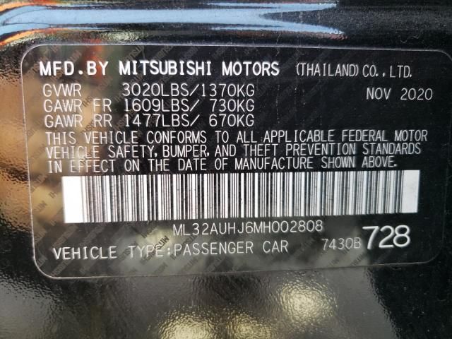 2021 Mitsubishi Mirage ES