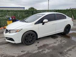 Honda salvage cars for sale: 2013 Honda Civic LX