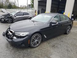 BMW 5 Series salvage cars for sale: 2021 BMW 540 I