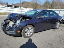 Salvage cars for sale from Copart Assonet, MA: 2016 Chevrolet Cruze Limited LS