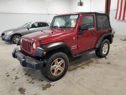 Jeep Wrangler Sport salvage cars for sale: 2012 Jeep Wrangler Sport