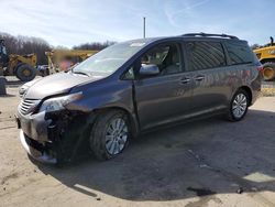 Salvage cars for sale from Copart Windsor, NJ: 2015 Toyota Sienna XLE