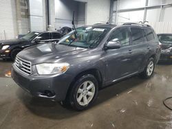 Toyota Highlander salvage cars for sale: 2009 Toyota Highlander